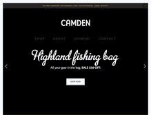 Tablet Screenshot of camdenfishing.com